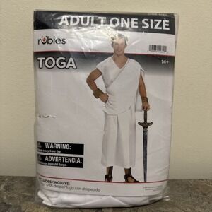 Rubies Men's Greek Roman Toga Halloween Costume Theater Cosplay One Size NEW